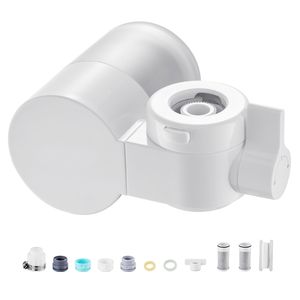 Filtro per Acqua con Montaggio Orizzontale sul Rubinetto, Purificatore in Fibra di Carbonio per Lavello, Rimuove Cloro e 3 Altri Agenti Chimici - Product Image 1