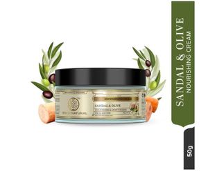 Crème nourrissante pour le visage Khadi Natural Ayurvedic à la santal et à l'olive avec beurre de karité |   Hydratation profonde et revitalisation de la peau - Product Image 3