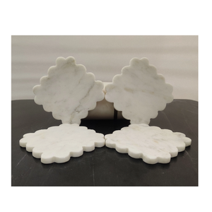 Sous-verres en marbre écologiques et résistants, durables, lavables, en pierre naturelle, design moderne pour un usage quotidien - Product Image 3
