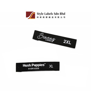 ป้ายคอเสื้อแบบพับปลาย ทอผ้าดามัสก์ คุณภาพพรีเมียม ราคาประหยัด ปรับแต่งได้ ตัดขอบด้วยอัลตราโซนิก ซักได้ เหมาะสำหรับเสื้อผ้า - Product Image 2