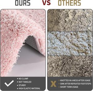Hot Selling 17"x24" Microfiber Bath <b>Mat</b> Super Absorbent Non-Slip Floor Thick Plush Shaggy Tufted <b>Bathroom</b> Rug Washable Hotel - Product Image 1