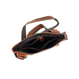 Full Grain <b>Leather</b> Messenger Bag – Men's Women's Crossbody <b>Purse</b>, Travel Shoulder Bag - Product Image 2