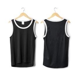 เสื้อกล้ามผู้ชายดีไซน์เพรียวบางพร้อมผ้ายืดสำหรับการฝึกเข้ายิมและชุดลำลอง - Product Image 5