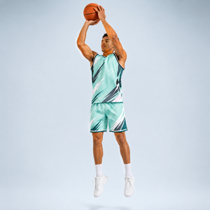 Ensemble de shorts de basket-ball unisexe personnalisés, légers, uniforme d'équipe, vente en gros directe d'usine pour les matchs, les entraînements et les sports - Product Image 4