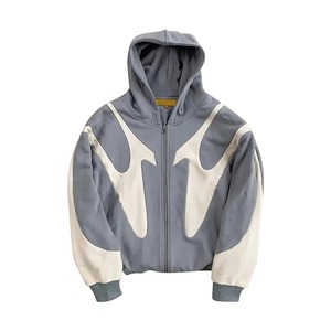 Custom Printed Hoodie Wholesale Heavyweight Cotton Blend Fleece Pullover Unisex Streetwear Logo Embroidery Bulk - Product Image 2