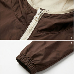 Veste coupe-vent sur mesure, service OEM, style décontracté et sportif, tissu respirant pour un style de vie actif. - Product Image 4