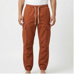Twill Cotton Outdoor Pleated Loose Casual Wide Leg Workwear <b>Cargo</b> Pants Streetwear <b>Jogger</b> Trousers Pants <b>Man</b> - Product Image 1
