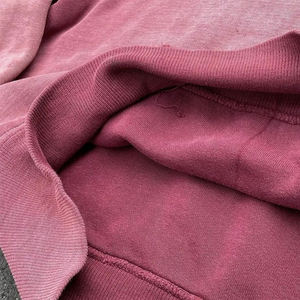 เสื้อฮู้ดดี้ ShanLai รุ่น Distressed Sun Faded ผ้าฝ้าย 100% หนานุ่ม ซักย้อมสีแบบ Acid Wash ผ้าเฟรนช์เทอร์รี่ คุณภาพสูง - Product Image 6