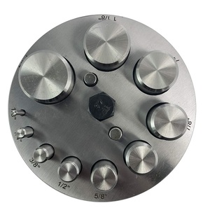 Juego de 10 cortadores de disco redondos de acero con base de goma y mango para la fabricación de joyas, herramientas de corte de disco. - Product Image 5