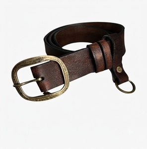 BS INTERNATIONAL NA238 Personalizable, Hebilla Cuadrada Vintage de Cuero Genuino Unisex, Hebilla de Acero Resistente al Agua - Product Image 6