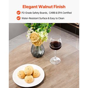 Set of 3pcs 23.5\" Rounded Corner <b>Bar</b> <b>Tables</b> with Two <b>Stools</b> Pub <b>Table</b> <b>and</b> Chair Set - Product Image 4