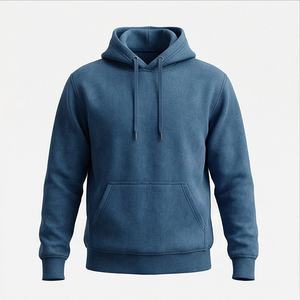 Sweat-shirt à capuche personnalisé imprimé et brodé, uni, en molleton de coton chaud, coupe oversize, pour hommes et femmes, couleur personnalisable - Product Image 1