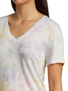 T-shirt tie-dye pour femme, vêtement d'extérieur décontracté et respirant, dernière mode, très demandé, de bonne qualité et à prix raisonnable. - Product Image 6