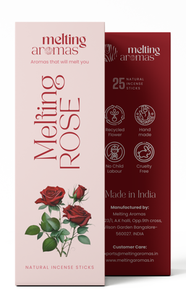 Bâtonnets d'encens religieux MELTING ROSE en bambou - Biologiques et écologiques - Product Image 3