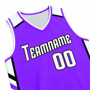 Breathable Basketball Fashion Jersey Comfortable Fit Latest Fashion Summer Basketball Jersey Custom Team <b>Name</b> Number Design - Product Image 5