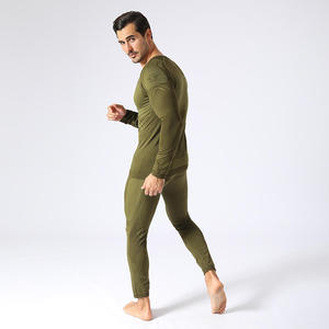 Premium Quality Lightweight <b>Men's</b> All-Season Thermal Base Layer Set Spandex/Polyester Fabric Breathable Quick Dry Eco-Friendly - Product Image 3