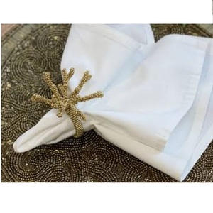 Customized Napkin Ring Holder For Dinner <b>Table</b> <b>Top</b> Trending Handmade <b>Decorative</b> Tissue Holder Metal Napkin Ring - Product Image 3