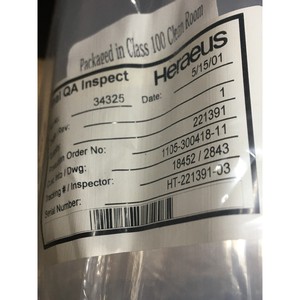 Heraeus 34325 Vertliner, 200 mm, Intérieur - Équipement et pièces semi-conductrices de confiance de renommée mondiale chez - Product Image 1