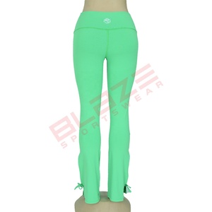 Blaze Fight Wear personalizado de cintura alta transpirable cintura elástica Yoga Leggings de secado rápido antiestático - Product Image 2
