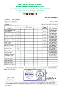 Caucho Natural SVR 5 de Primera Calidad de BAIYUE (BLOQUE AMARILLO) Origen Vietnam |   Ropa Industrial de Alta Calidad a Precio Competitivo de Exportación - Product Image 6