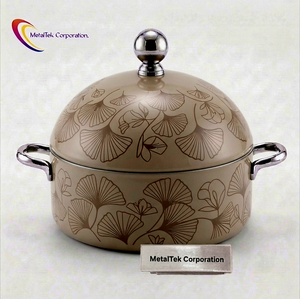 Ensemble de 3 casseroles de luxe élégantes en acier inoxydable, plats de service, plats à gratin, pour buffet, maison, restaurants, cadeau de mariage, ustensiles de cuisine - Product Image 3