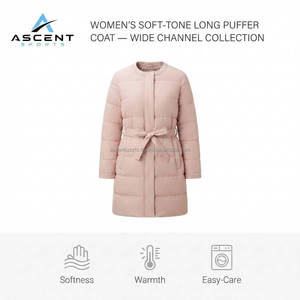 <b>Women</b> <b>Lightweight</b> Long Winter <b>Puffer</b> <b>Jacket</b> Quilted Belted Warm Insulated Parka Casual Outdoor OEM ODM Supplier - Product Image 6