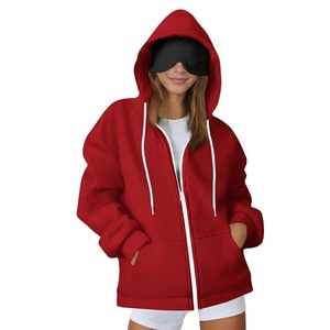 Últimas sudaderas con capucha extragrandes para mujer, estilo moderno, 100% poliéster, ropa urbana informal de invierno - Product Image 1