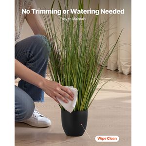 Pianta Artificiale di Cattail, Confezione da 2, 89 cm, Arbusti Finti in PVC Premium per Decorazioni Interne ed Esterne - Product Image 5