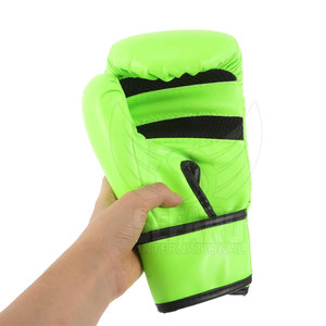 ถุงมือหนัง PU สำหรับต่อสู้แบบกึ่งหนึบหนับ  ถุงมือกึ่งหนึบหนับสำหรับงานหนัก ถุงมือกึ่งหนึบหนับคุณภาพสูง - Product Image 5
