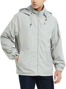 Waterproof Hooded Windbreaker Casual Outerwear Streetwear Color Block Windbreaker Jacket Packable Windbreaker Jacket For Travel - Product Image 2