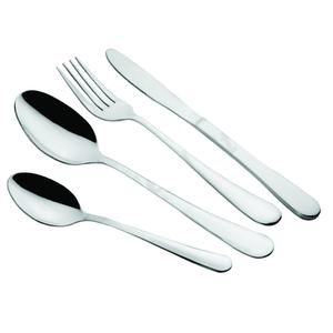 Juego de Cubiertos de Acero Inoxidable, Cubertería con Acabado Espejo, Cuchara, Vajilla, Juego de Cubiertos de 4 Piezas - Product Image 1