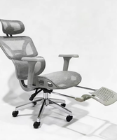 Chaise ergonomique pivotante et réglable en maille de haute qualité pour bureau et salle de conférence, confortable et multifonctionnelle
