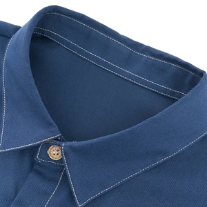 เสื้อเชิ้ตผู้ชายพรีเมียมทรงเข้ารูป ผ้าฝ้ายทวิล 100% ระบายอากาศได้ดี ชุดยูนิฟอร์มบริษัท ขายส่งจากโรงงานโดยตรง - Product Image 2