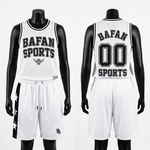 Premium 180 GSM breathable mesh polyester basketball jersey and shorts <b>maroon</b> embroidered logo set Women's Sets - Product Image 4