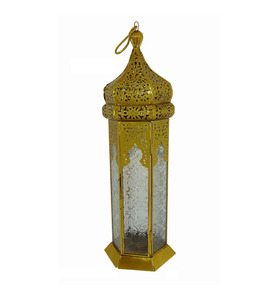 Lanterne marocaine antique en fer - Product Image 5