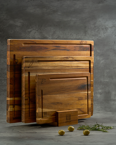 Tabla de Cortar Rectangular de Madera de Acacia Ha Le, Doble Cara, Antibacteriana, No Tóxica, Sostenible, Certificada por FSC - Product Image 6