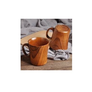 Handmade Wooden Beer Mug Classic Tankard Eco-Friendly Durable <b>Drinkware</b> for Camping Party Home - Product Image 4