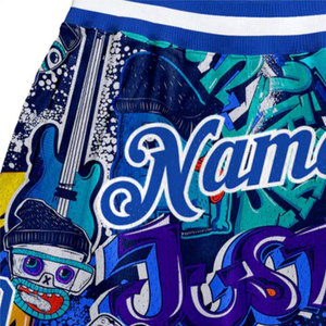 Pantalones Cortos Deportivos de Malla Sublimada, Duraderos y Transpirables, Diseños Personalizados Disponibles para Equipos Deportivos y Gimnasios, Ligeros y de Secado Rápido - Product Image 3