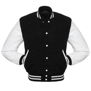 New Unisex Men's <b>Winter</b> Bomber <b>Jacket</b> Custom College Letter Baseball Varsity Design Button down Style Made 100% Cotton Canvas - Product Image 2