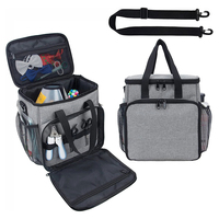 Sac de toilettage pour animaux de compagnie personnalisable, simple, écologique et durable pour chats et chiens - Organisateur de rangement pour kits et accessoires de toilettage