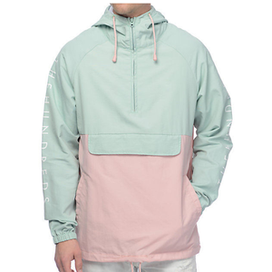 Custom Plus Size Pullover Waterproof Polyester Windbreaker Jacket New Design Embroidery Wholesale Cheap <b>Wind</b> <b>Breaker</b> Jacket - Product Image 1