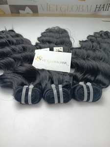 วิกต่อผมมนุษย์ผมหยิกเป็นลอนแบบคู่สีดำธรรมชาติที่ไม่ได้ผ่านการทำสีอ่อน - Product Image 5