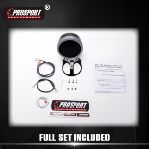 Nouveau Compteur de Vitesse Japonais 85mm à Lentille Teintée 0-300 KMH, Rétroéclairage Blanc Ambre, Cadre en Aluminium, Double Affichage, Avertissement, Garantie 12 Mois - Product Image 6