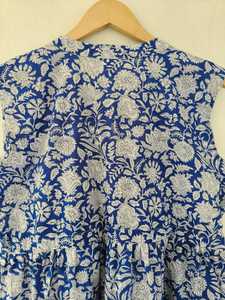 Vestido Maxi Bohemio de Algodón para Mujer, con Estampado Floral, Estilo Casual, Cómodo y Sin Arrugas - Product Image 5