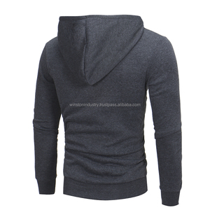 Alta calidad al por mayor hombres sudaderas con capucha de moda en blanco de gran tamaño Sudadera con capucha hombres ropa logotipo personalizado sudaderas con capucha de los hombres - Product Image 2