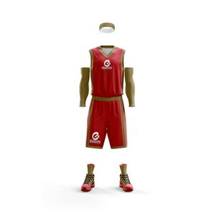 Conjunto de Camiseta y Pantalones Cortos de Baloncesto Personalizados para Hombre, Transpirable, Talla Grande, Sublimación Completa, Uniforme Ligero - Product Image 5
