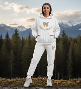 Ensemble 2 pièces vintage pour homme : sweat à capuche zippé délavé à l'acide avec ourlet brut et pantalon de jogging évasé, et survêtement personnalisé pour femme avec sweat à capuche zippé et impression sérigraphiée - Product Image 2