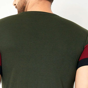 เสื้อยืดฤดูร้อนสำหรับใส่ทุกวันและสไตล์สตรีทชาย เนื้อผ้านุ่ม คอกลม เสื้อยืดผู้ชายผ้าฝ้าย เสื้อยืดลำลองแขนสั้น ลุคใหม่ - Product Image 5