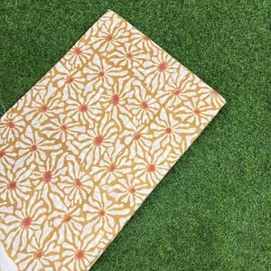 Tela estampada a mano multicolor, tela floral 100% algodón para acolchar por yarda, tela para confección de vestidos y decoración del hogar - Product Image 3