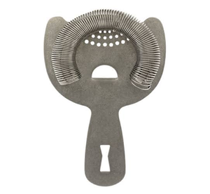 Colador de cócteles clásico de acero plateado con resorte firme, ideal para coctelería profesional. Disponible a precio de mayorista. - Product Image 4